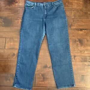 Gloria Vanderbilt Women's Denim Jeans Pants Size 18 S Amanda Dark Wash Stretch